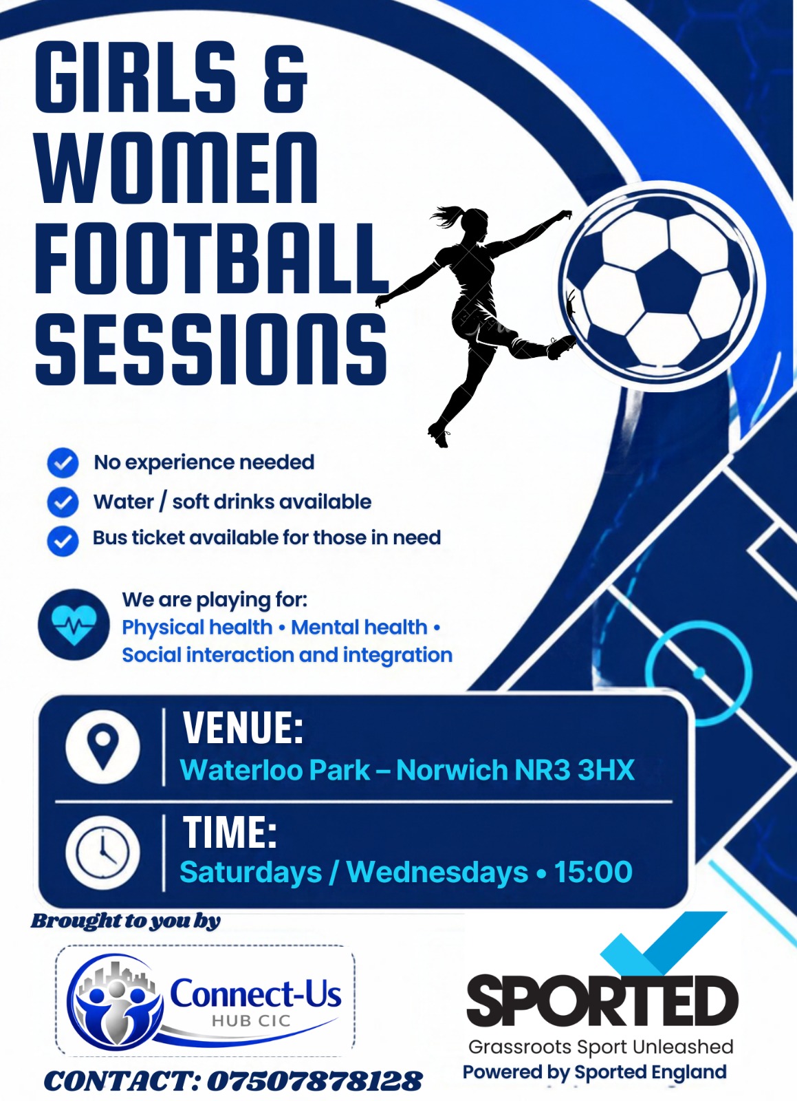 Girls and Women Football Sessions